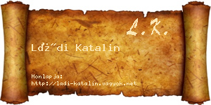 Ládi Katalin névjegykártya